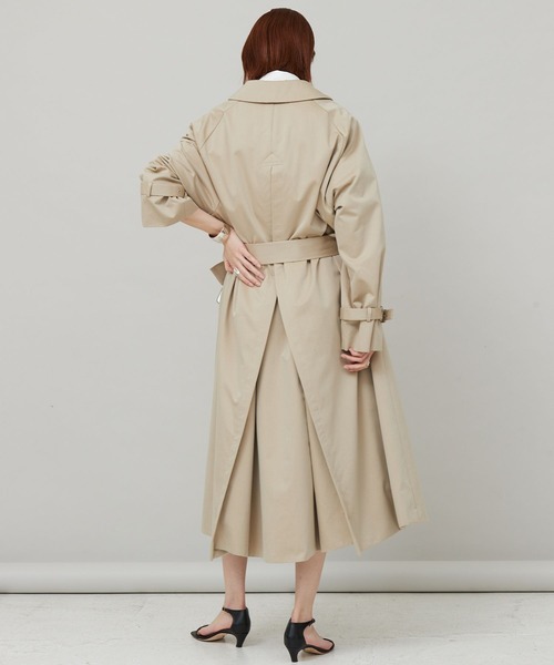 Curensology（カレンソロジー）の「Curensology(カレンソロジー)/＜Curensology×Archive&Style＞ライダーコート（トレンチコート・レディース・ベージュ・FREE）」の16枚目の写真