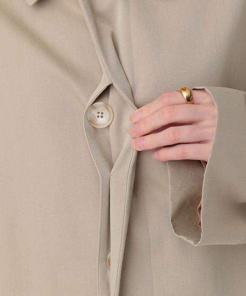 Curensology（カレンソロジー）の「Curensology(カレンソロジー)/＜Curensology×Archive&Style＞ライダーコート（トレンチコート・レディース・ベージュ・FREE）」の5枚目の写真