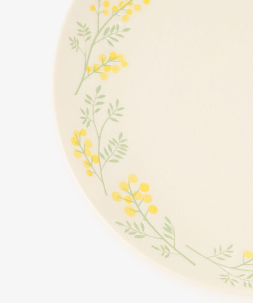 Afternoon Tea(アフタヌーンティー)の「ミモザプレートL(食器・レディース・ホワイト・ONE SIZE)」の4枚目の写真