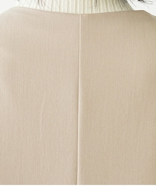 OUVRAGE CLASSE（ウヴラージュクラス）の「ダブルボタンロングジレ（その他アウター・レディース・ベージュ/ブラック・FREE）」の15枚目の写真