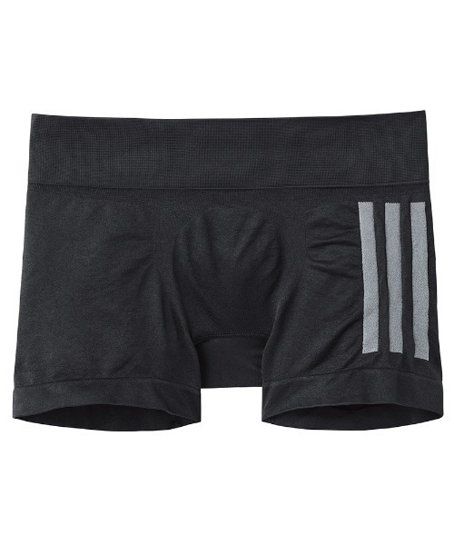 adidas(アディダス)の「adidas/アディダス ボクサーパンツ 3ストライプス 立体成型(ボクサーパンツ・メンズ・グリーン系その他/ブラック/チャコールグレー/ブルー系その他/イエロー系その他・X-LARGE/MEDIUM/LARGE)」の1枚目の写真