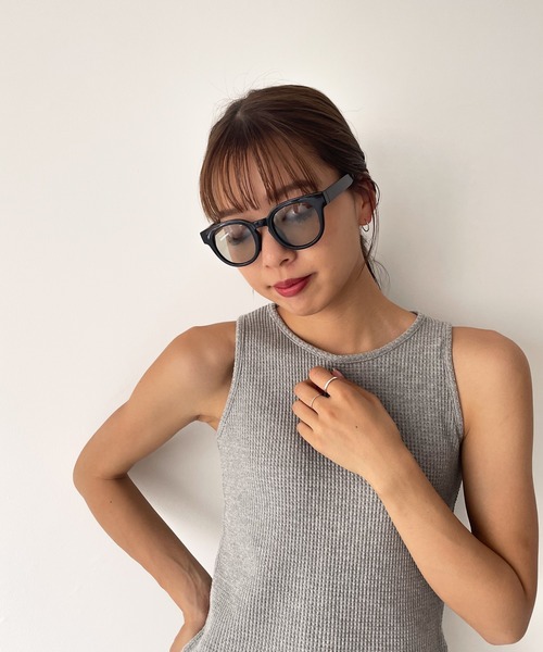 CANAL JEAN(キャナルジーン)の「Dume TRACYボストンカラーサングラス(サングラス・レディース・ブラック/ブラウン/グレー・ONE SIZE)」の1枚目の写真