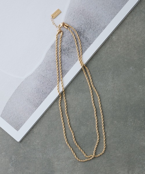 COLONY 2139（コロニートゥーワンスリーナイン）の「2連ロープチェーンネックレス（ネックレス・レディース・シルバー/ゴールド・FREE）」の7枚目の写真
