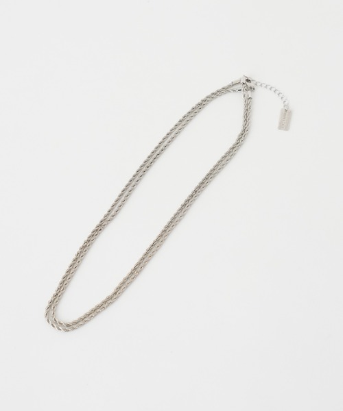 COLONY 2139（コロニートゥーワンスリーナイン）の「2連ロープチェーンネックレス（ネックレス・レディース・シルバー/ゴールド・FREE）」の6枚目の写真