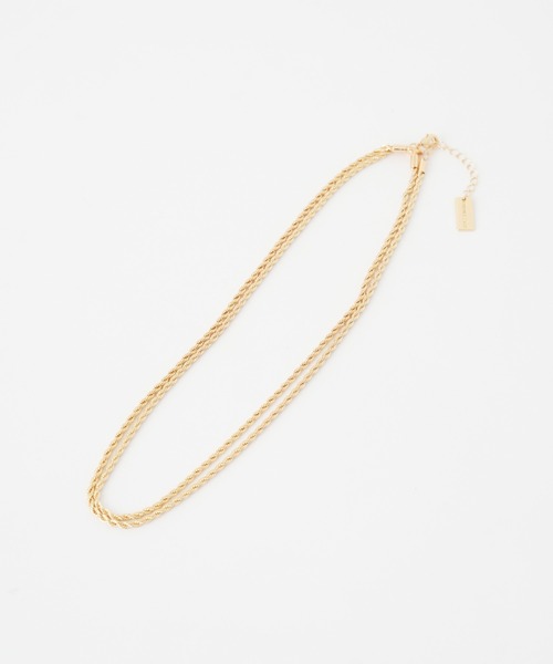 COLONY 2139（コロニートゥーワンスリーナイン）の「2連ロープチェーンネックレス（ネックレス・レディース・シルバー/ゴールド・FREE）」の5枚目の写真