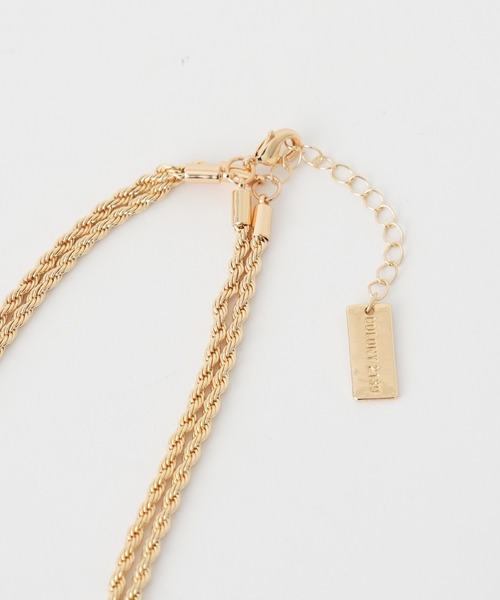 COLONY 2139（コロニートゥーワンスリーナイン）の「2連ロープチェーンネックレス（ネックレス・レディース・シルバー/ゴールド・FREE）」の3枚目の写真