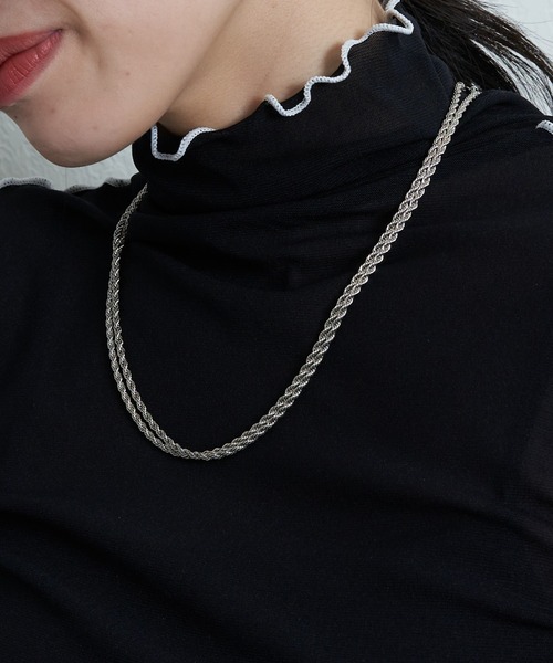 COLONY 2139（コロニートゥーワンスリーナイン）の「2連ロープチェーンネックレス（ネックレス・レディース・シルバー/ゴールド・FREE）」の18枚目の写真