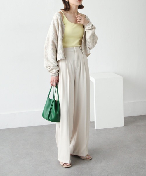 Chillfar（チルファー）の「パット付きキャミソール（キャミソール・レディース・グレイッシュベージュ/アイボリー/ブラック/レモンイエロー/オレンジ・FREE）」の9枚目の写真