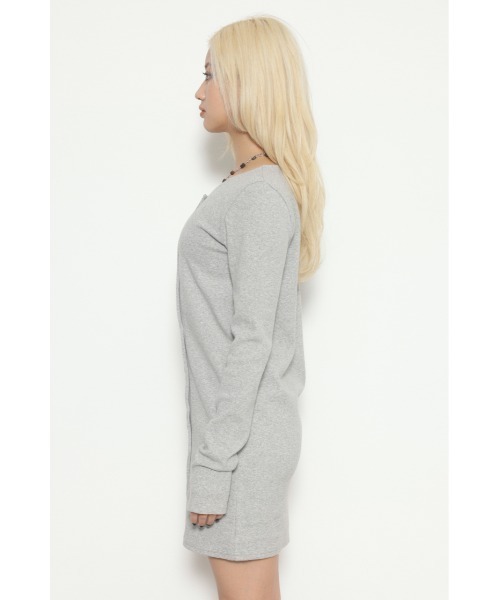 LAGUA GEM(ラグアジェム)の「USEFUL CUT ミニワンピース(ワンピース・レディース・ライトカーキ/杢グレー/ブラック・SMALL/MEDIUM)」の11枚目の写真