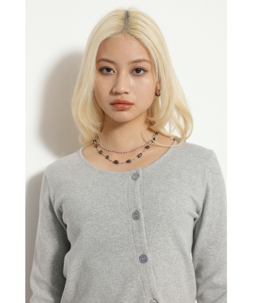 LAGUA GEM(ラグアジェム)の「USEFUL CUT ミニワンピース(ワンピース・レディース・ライトカーキ/杢グレー/ブラック・SMALL/MEDIUM)」の8枚目の写真
