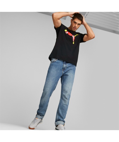 PUMA（プーマ）の「PUMA プーマ メンズ グラフィックス ICONIC CAT Tシャツ（Tシャツ/カットソー・メンズ・ブラック/ホワイト/レッド・SMALL/X-SMALL/X-LARGE/LARGE/MEDIUM）」の8枚目の写真
