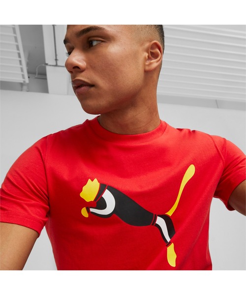 PUMA（プーマ）の「PUMA プーマ メンズ グラフィックス ICONIC CAT Tシャツ（Tシャツ/カットソー・メンズ・ブラック/ホワイト/レッド・SMALL/X-SMALL/X-LARGE/LARGE/MEDIUM）」の16枚目の写真
