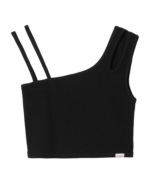 X-girl（エックスガール）の「ASYMMETRICAL TANK TOP（タンクトップ 
