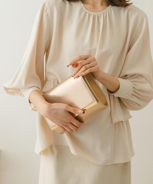 RODE SKO（ロデスコ）の「サブバッグ付3WAYパーティクラッチ（クラッチバッグ・レディース・シルバー/ゴールド/グレー・ONE）」の22枚目の写真