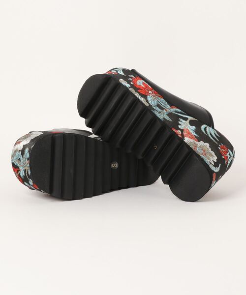 YOSUKE（ヨースケ）の「「YOSUKE/ヨースケ」厚底フラットサンダル（サンダル・レディース・ブラックミックス/グリーン系その他/レッド系その他/ブラック/ベージュ系その他/ブラック系その他・S/M/L/LL）」の8枚目の写真