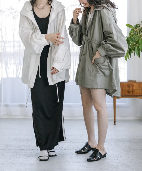 mystic（ミスティック）の「【2023SS/リバイバル】スノーパーカー（ブルゾン・レディース・ブラック/オフホワイト/カーキ・FREE）」の13枚目の写真