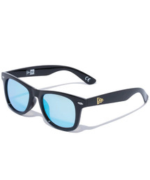 NEW ERA/ニューエラ サングラス ウェリントンスク シャイニーブラックフレーム ブルーミラーレンズ 13517749