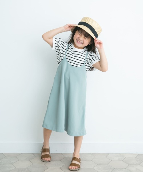 URBAN RESEARCH DOORS(アーバンリサーチドアーズ)の「エステルツイルキャミワンピース(KIDS)(ワンピース・キッズ・ブルー/ネイビー・105/120/135)」の7枚目の写真