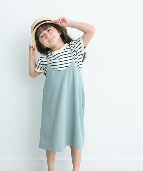 URBAN RESEARCH DOORS(アーバンリサーチドアーズ)の「エステルツイルキャミワンピース(KIDS)(ワンピース・キッズ・ブルー/ネイビー・105/120/135)」の8枚目の写真