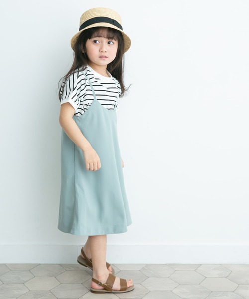 URBAN RESEARCH DOORS(アーバンリサーチドアーズ)の「エステルツイルキャミワンピース(KIDS)(ワンピース・キッズ・ブルー/ネイビー・105/120/135)」の10枚目の写真