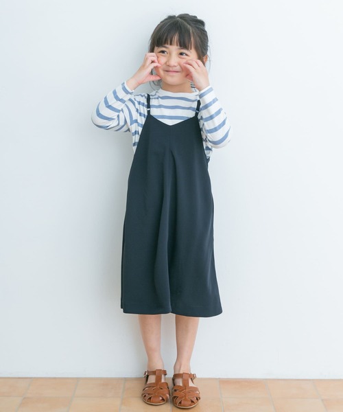 URBAN RESEARCH DOORS(アーバンリサーチドアーズ)の「エステルツイルキャミワンピース(KIDS)(ワンピース・キッズ・ブルー/ネイビー・105/120/135)」の16枚目の写真