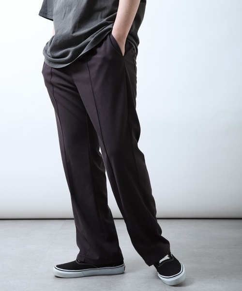 ZIP FIVE(ジップファイブ)の「【ZIP FIVE】センタープレスフレアパンツ/ブーツカットフレアカラースラックス(スラックス・メンズ・チャコール/ネイビー/オフホワイト/グリーン/ベージュ/ブラック/グレイッシュブルー/グレイッシュベージュ・MEDIUM/X-LARGE/LARGE)」の16枚目の写真