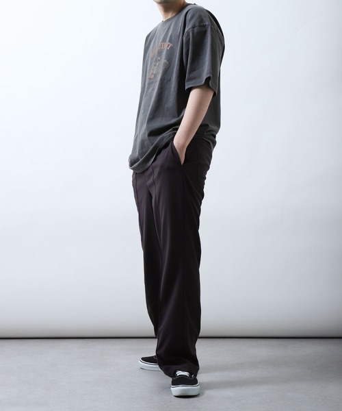 ZIP FIVE(ジップファイブ)の「【ZIP FIVE】センタープレスフレアパンツ/ブーツカットフレアカラースラックス(スラックス・メンズ・チャコール/ネイビー/オフホワイト/グリーン/ベージュ/ブラック/グレイッシュブルー/グレイッシュベージュ・MEDIUM/X-LARGE/LARGE)」の18枚目の写真