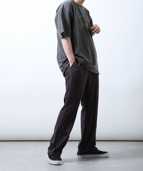 ZIP FIVE(ジップファイブ)の「【ZIP FIVE】センタープレスフレアパンツ/ブーツカットフレアカラースラックス(スラックス・メンズ・チャコール/ネイビー/オフホワイト/グリーン/ベージュ/ブラック/グレイッシュブルー/グレイッシュベージュ・MEDIUM/X-LARGE/LARGE)」の19枚目の写真