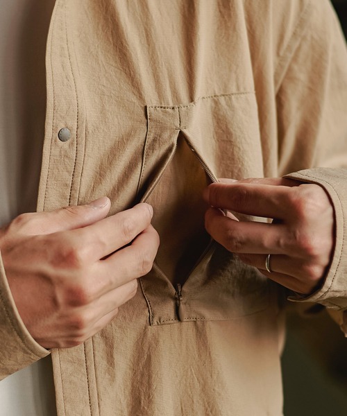 【ナイル】 NANGA エアークロスコンフィーL／Sシャツ NW2311-1H233（シャツ