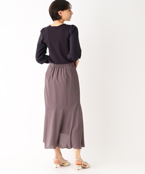 index（インデックス）の「◆ドッキングスリーブ ビジューネックニット（ニット/セーター・レディース・イエロー系その他/ホワイト系/ライトブルー/ライトグレー/ネイビー・36/38/42/40）」の10枚目の写真