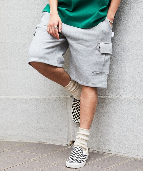 スウェットカーゴショーツ　ドープフォレスト Firsthand（ファーストハンド）の「Firsthand/ファーストハンド SWEAT