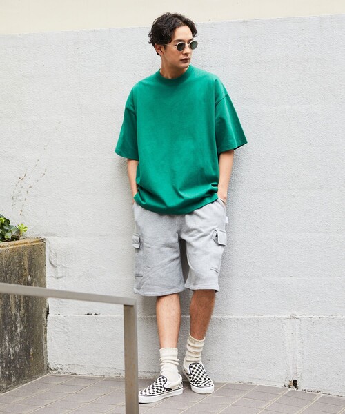 スウェットカーゴショーツ　ドープフォレスト Firsthand（ファーストハンド）の「Firsthand/ファーストハンド SWEAT