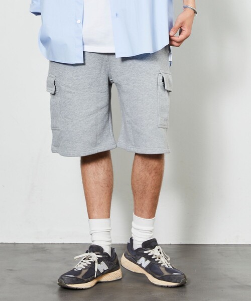 スウェットカーゴショーツ　ドープフォレスト Firsthand（ファーストハンド）の「Firsthand/ファーストハンド SWEAT