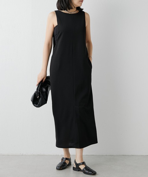 Whim Gazette(ウィムガゼット)の「【THE PAUSE】2WAYジャンパースカート(ワンピース・レディース・ブラック・FREE)」の8枚目の写真