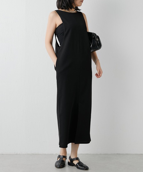 Whim Gazette(ウィムガゼット)の「【THE PAUSE】2WAYジャンパースカート(ワンピース・レディース・ブラック・FREE)」の7枚目の写真