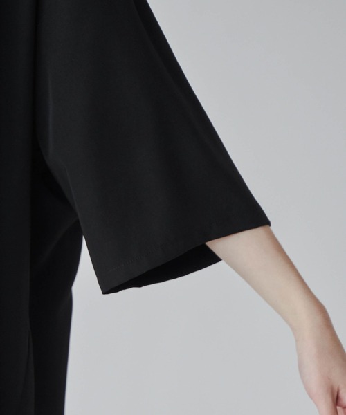 LUCY（ルーシー）の「LUCY/【セットアップ対応】トロミ BIGシャツ（シャツ/ブラウス・メンズ・ブラック/ダークグレー/ブルー系その他/パープル/ダークブラウン・MEDIUM/LARGE）」の9枚目の写真