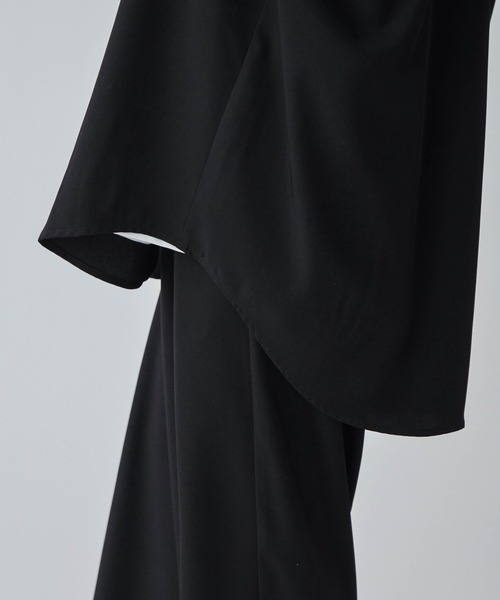 LUCY（ルーシー）の「LUCY/【セットアップ対応】トロミ BIGシャツ（シャツ/ブラウス・メンズ・ブラック/ダークグレー/ブルー系その他/パープル/ダークブラウン・MEDIUM/LARGE）」の11枚目の写真