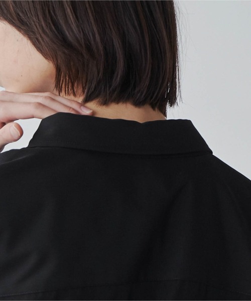 LUCY（ルーシー）の「LUCY/【セットアップ対応】トロミ BIGシャツ（シャツ/ブラウス・メンズ・ブラック/ダークグレー/ブルー系その他/パープル/ダークブラウン・MEDIUM/LARGE）」の12枚目の写真