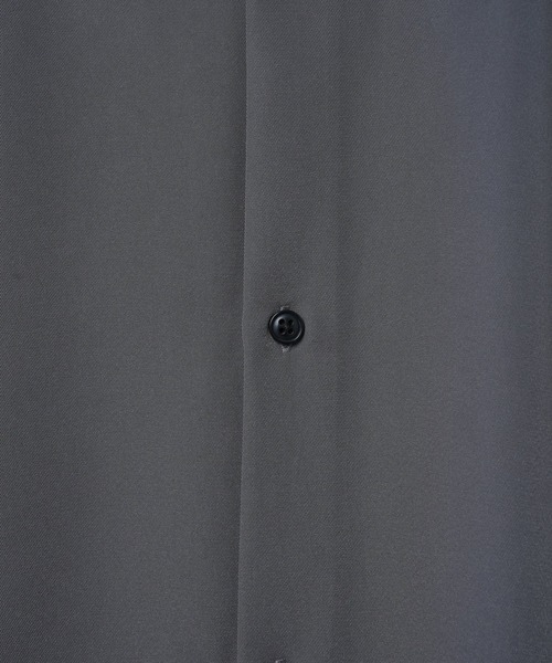 LUCY（ルーシー）の「LUCY/【セットアップ対応】トロミ BIGシャツ（シャツ/ブラウス・メンズ・ブラック/ダークグレー/ブルー系その他/パープル/ダークブラウン・MEDIUM/LARGE）」の20枚目の写真