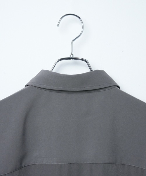 LUCY（ルーシー）の「LUCY/【セットアップ対応】トロミ BIGシャツ（シャツ/ブラウス・メンズ・ブラック/ダークグレー/ブルー系その他/パープル/ダークブラウン・MEDIUM/LARGE）」の21枚目の写真