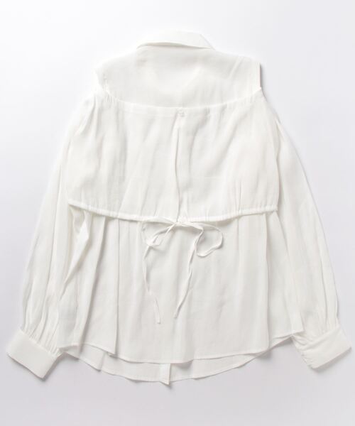 archives（アルシーヴ）の「マルチＷＡＹ袖取外しシャツ（シャツ/ブラウス・レディース・オフホワイト/ブラック/ラベンダー/ミント・MEDIUM）」の15枚目の写真