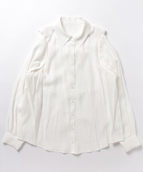 archives（アルシーヴ）の「マルチＷＡＹ袖取外しシャツ（シャツ/ブラウス・レディース・オフホワイト/ブラック/ラベンダー/ミント・MEDIUM）」の10枚目の写真