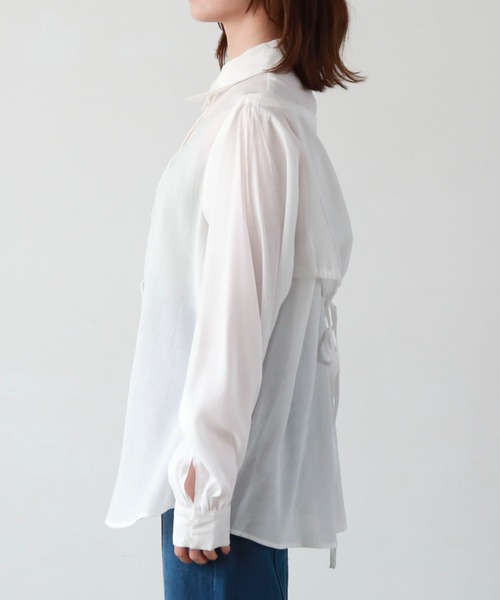 archives（アルシーヴ）の「マルチＷＡＹ袖取外しシャツ（シャツ/ブラウス・レディース・オフホワイト/ブラック/ラベンダー/ミント・MEDIUM）」の14枚目の写真