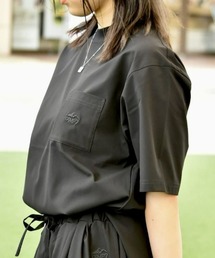 【CAMP7】ロゴ刺繍Tシャツ / UVカット