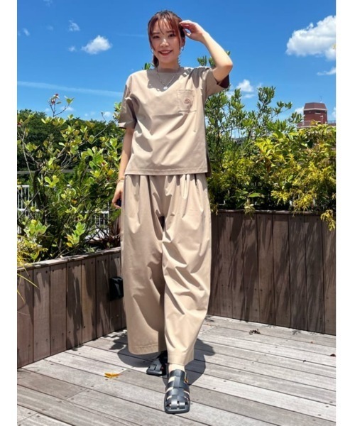 CAMP7(キャンプセブン)の「【CAMP7】ロゴ刺繍Tシャツ / UVカット(Tシャツ/カットソー・レディース・カーキブラウン/グレー/ブラック・M/L)」の18枚目の写真