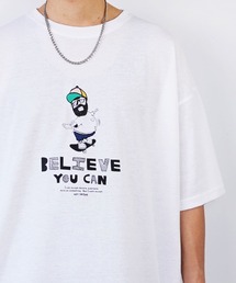bearded man 刺繍Tシャツ