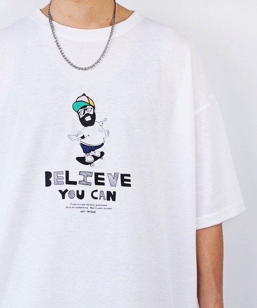 FUNALIVE（ファンアライブ）の「bearded man 刺繍Tシャツ（Tシャツ/カットソー・メンズ・B/ホワイト/グリーン/ピンク/ライトブラック/その他2/その他3/A/C/その他4/その他1/D/モカ/サックスブルー/ブラック/ホワイト系・LL/L/M）」の9枚目の写真