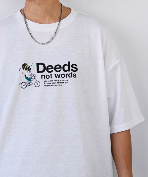 FUNALIVE（ファンアライブ）の「bearded man 刺繍Tシャツ（Tシャツ/カットソー・メンズ・B/ホワイト/グリーン/ピンク/ライトブラック/その他2/その他3/A/C/その他4/その他1/D/モカ/サックスブルー/ブラック/ホワイト系・LL/L/M）」の13枚目の写真