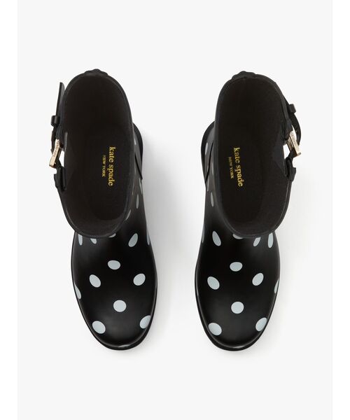 kate spade new york(ケイトスペード ニューヨーク)の「カリーナ レインブーツ(レインシューズ・レディース・ブラック・7/6/8/5)」の3枚目の写真