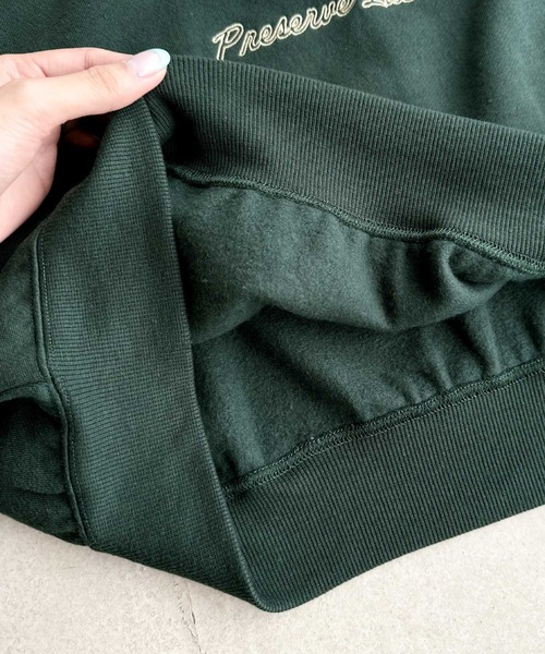 Java(ジャバ)の「《Javaジャバコラボ》スポーティムードが今気分 2way立体刺繍バックヘンリー裏起毛 オーバーサイズ プルオーバー(スウェット・レディース・ブラック/グリーン/ライトグレー/モカ/ブルー・SMALL/MEDIUM/X-LARGE/LARGE)」の18枚目の写真